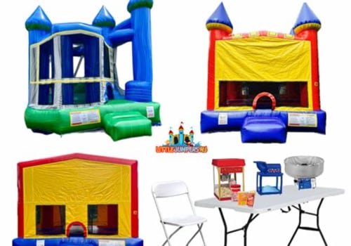 Combining Modern Chair Design and Bounce House Rentals for Unique Events